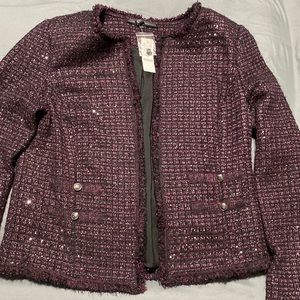 WHBM Tweed Blazer size 14